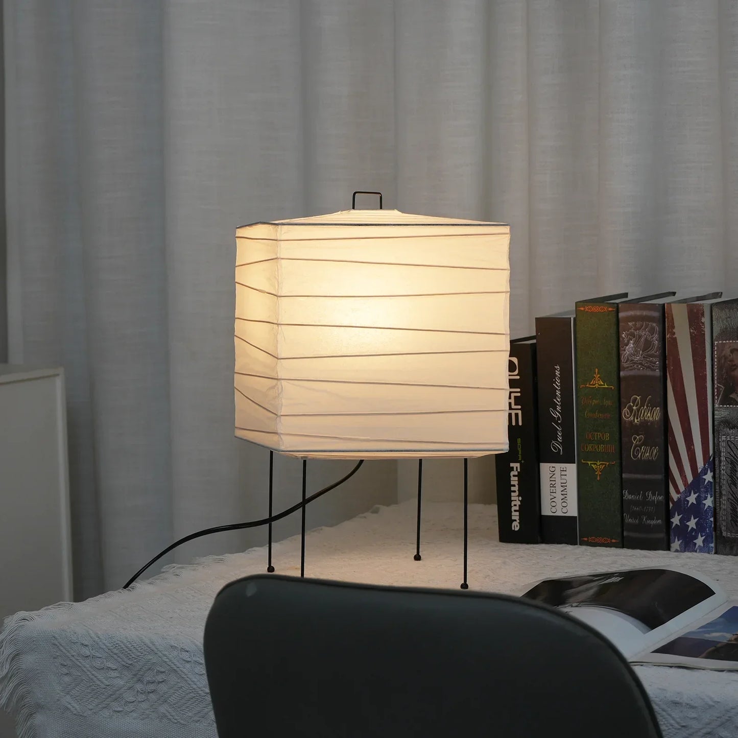 Akari Square 3X Table Lamp