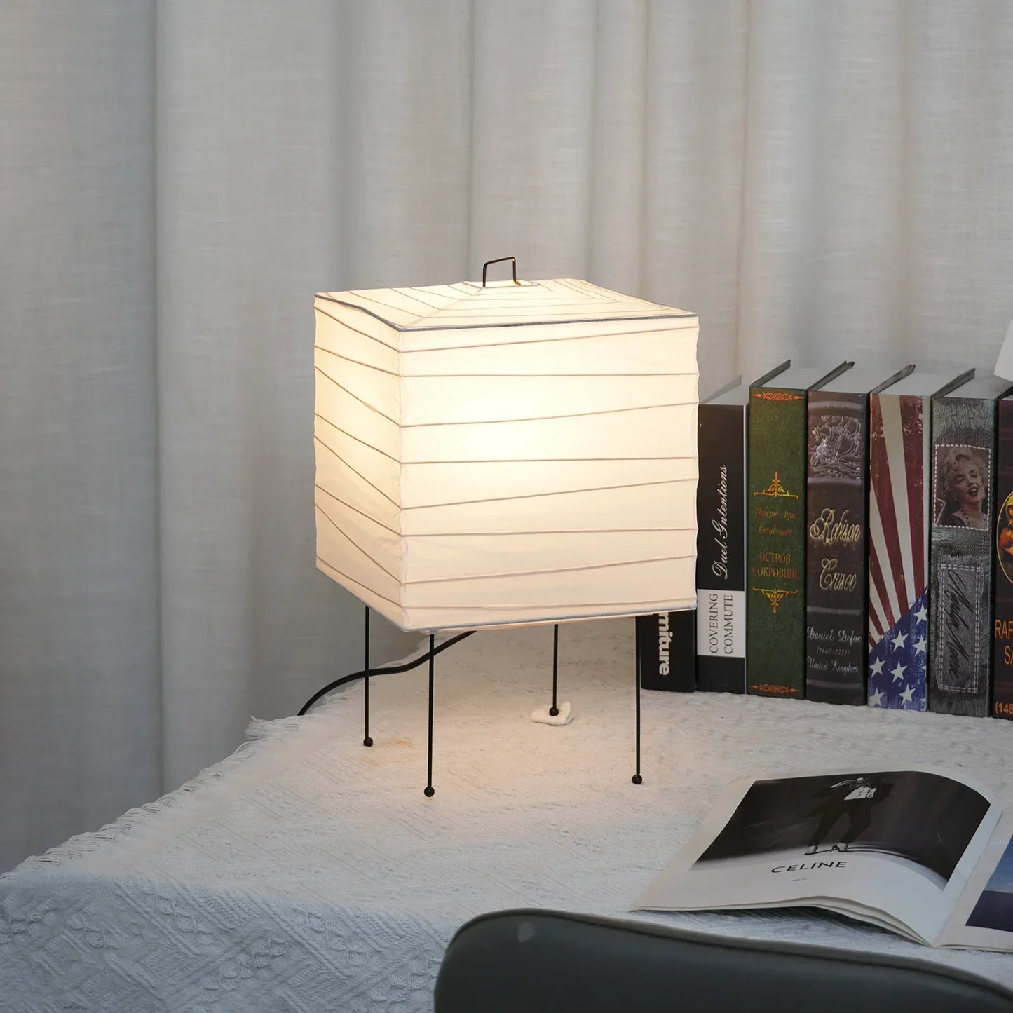 Akari Square 3X Table Lamp