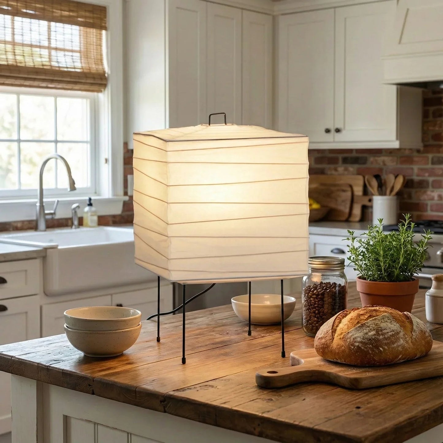 Akari Square 3X Table Lamp