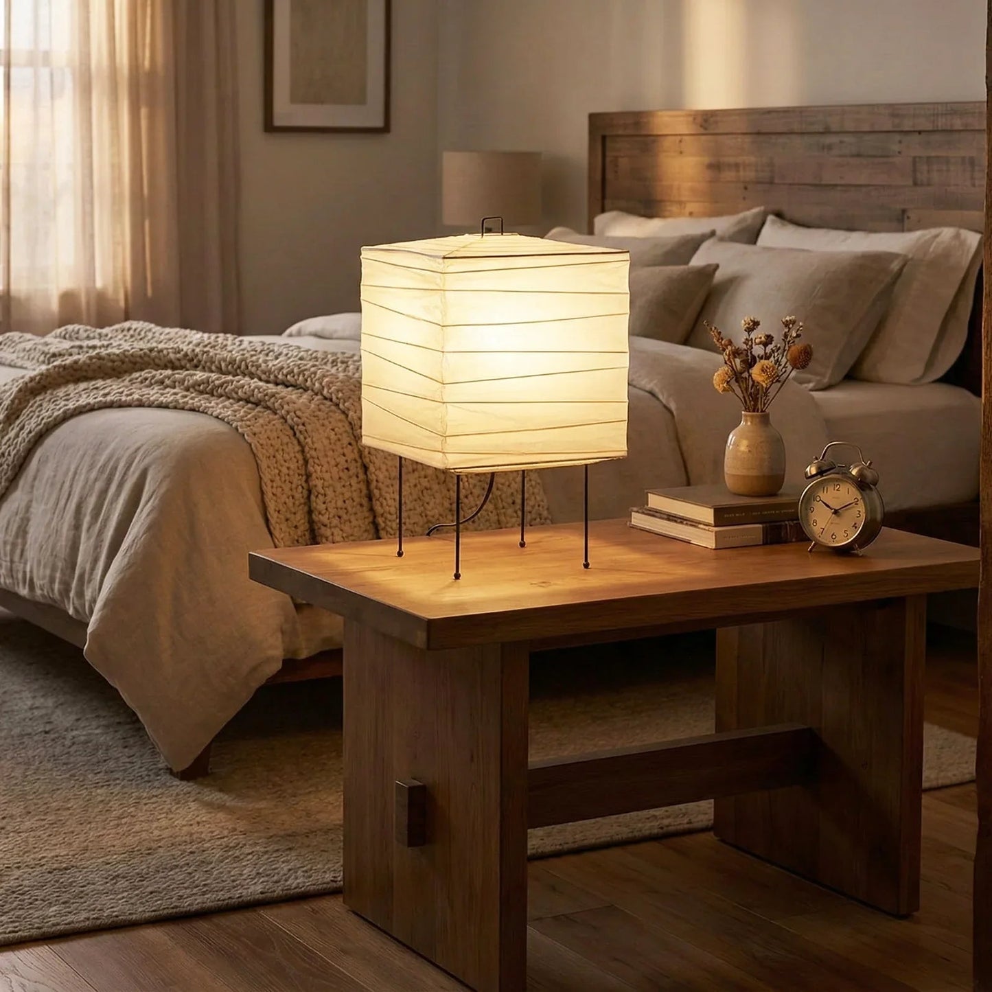 Akari Square 3X Table Lamp