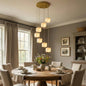 Square Alabaster Box Chandelier