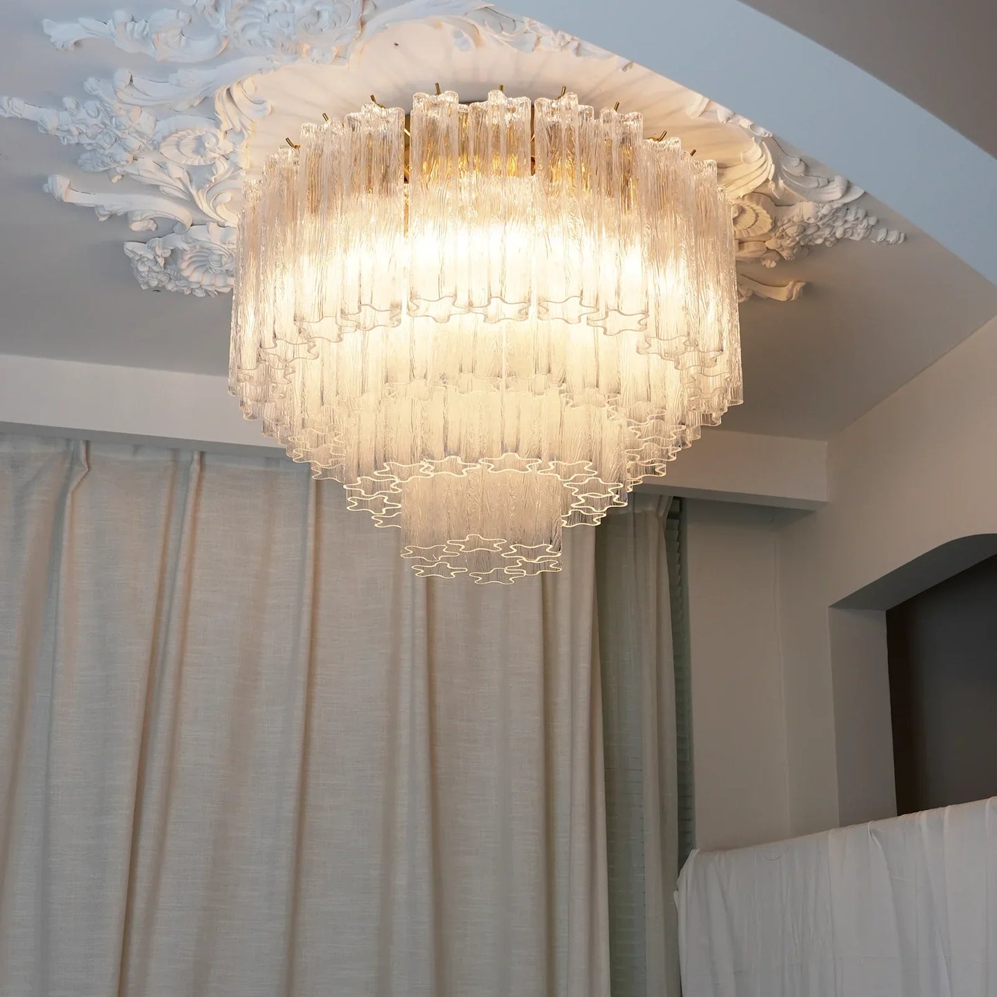 Star Shaped Glass Tube Ceiling Light