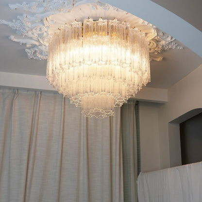 Star Shaped Glass Tube Ceiling Light