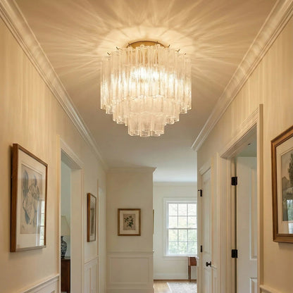 Star Shaped Glass Tube Ceiling Light