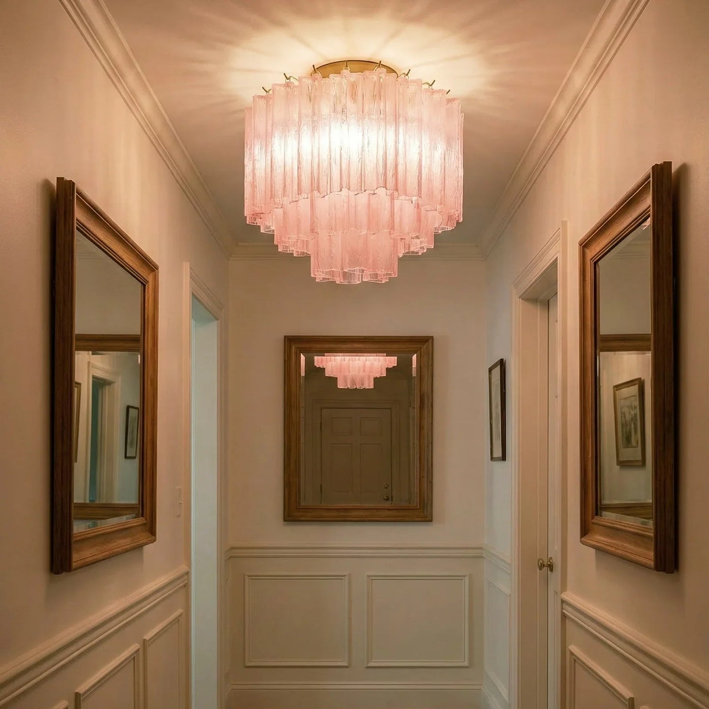 Star Shaped Glass Tube Ceiling Light