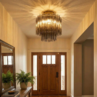 Star Shaped Glass Tube Ceiling Light