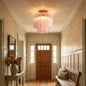 Star Shaped Glass Tube Ceiling Light