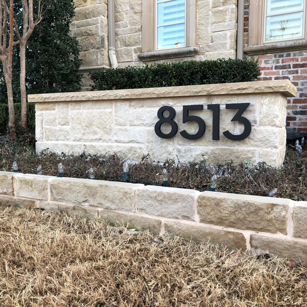 Backlit LED House Numbers – Custom Illuminated Address Numbers for Outdoor Use