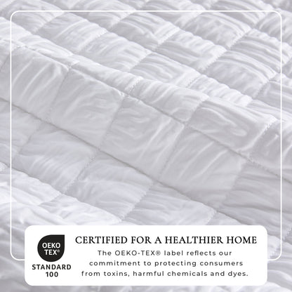 Diamond Embossed Quilt Set - Diamond Microsculpt Collection