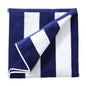 Cotton Velour Cabana Stripe Beach Towel - Novia Collection.