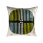 Tamga Silk Velvet Ikat Throw Pillow Cover, 20 X 20