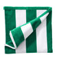 Cotton Velour Cabana Stripe Beach Towel - Novia Collection.