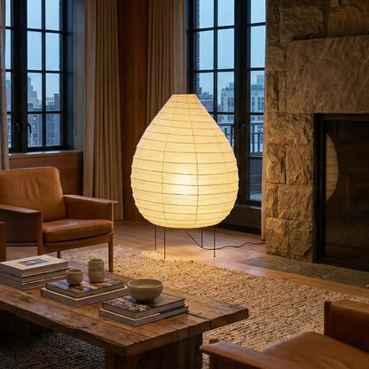Akari Teardrop Shaped 23N Floor Lamp