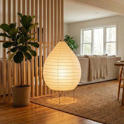 Akari Teardrop Shaped 23N Floor Lamp