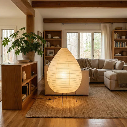 Akari Teardrop Shaped 23N Floor Lamp
