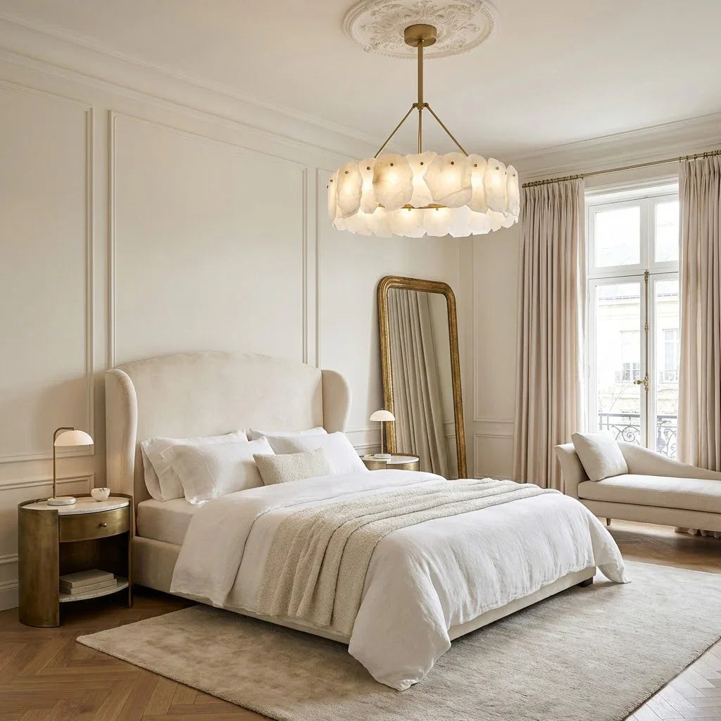 Tiered Alabaster Chandelier