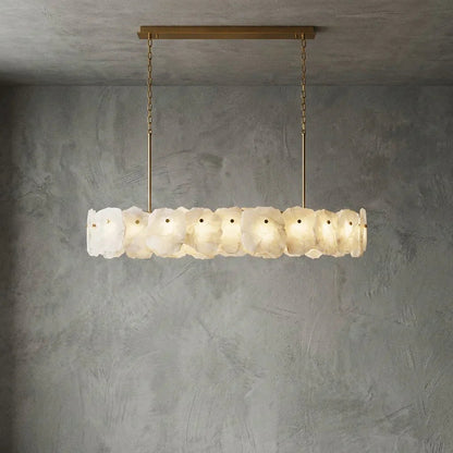 Tiered Alabaster Chandelier