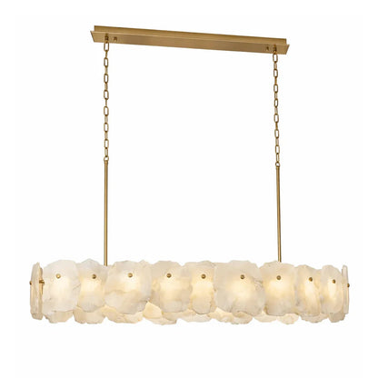Tiered Alabaster Chandelier