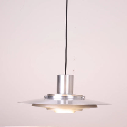 Tiered Dish-Shaped Disc Pendant Light