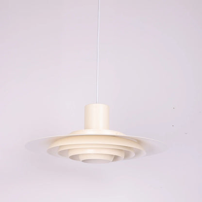 Tiered Dish-Shaped Disc Pendant Light