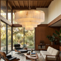 Tiered Natural Alabaster Chandelier