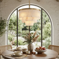 Tiered Natural Alabaster Chandelier