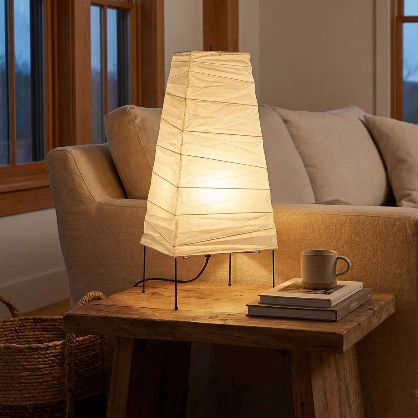 Akari Trapezoidal 4N Table Lamp