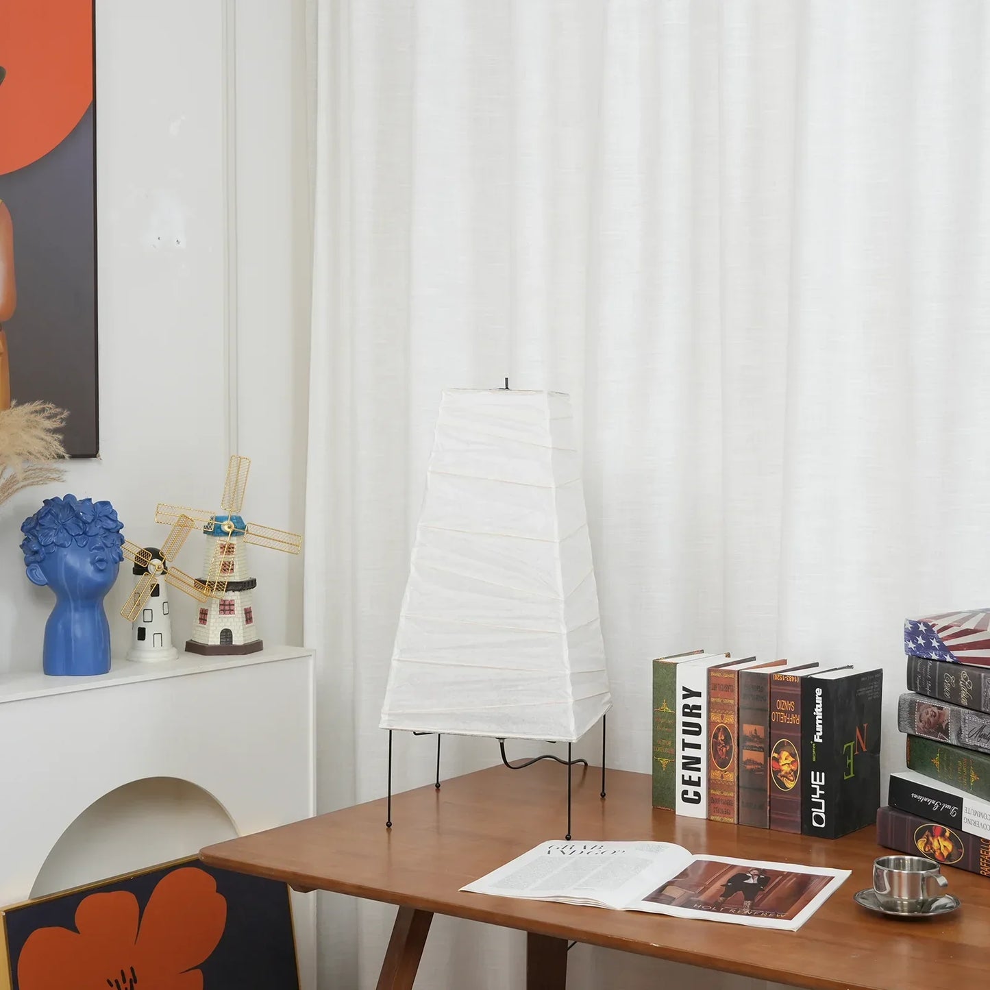 Akari Trapezoidal 4N Table Lamp