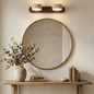 Travertine Duo Wood Wall Light