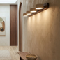 Travertine Duo Wood Wall Light