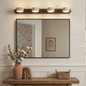 Travertine Duo Wood Wall Light