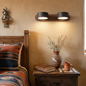 Travertine Duo Wood Wall Light