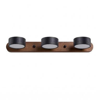 Travertine Duo Wood Wall Light