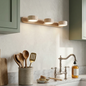 Travertine Duo Wood Wall Light