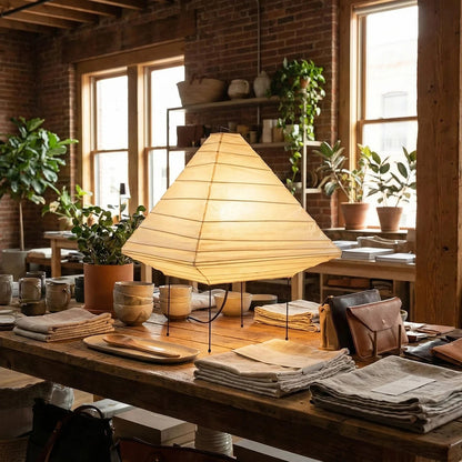 Akari Triangle 5X Table Lamp