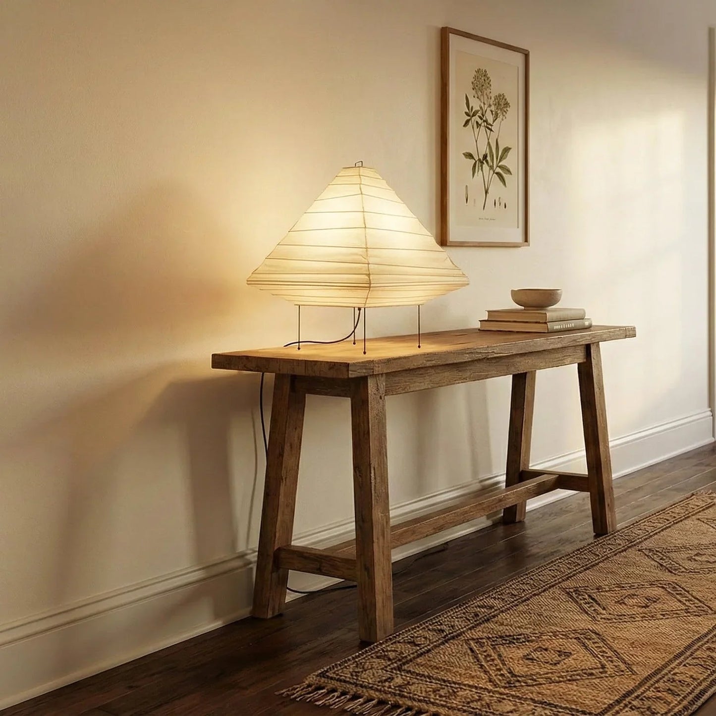 Akari Triangle 5X Table Lamp