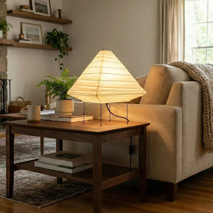 Akari Triangle 5X Table Lamp