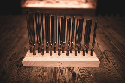 Pro 16 Vibrational Harmony Tuning Fork Set - Weighted