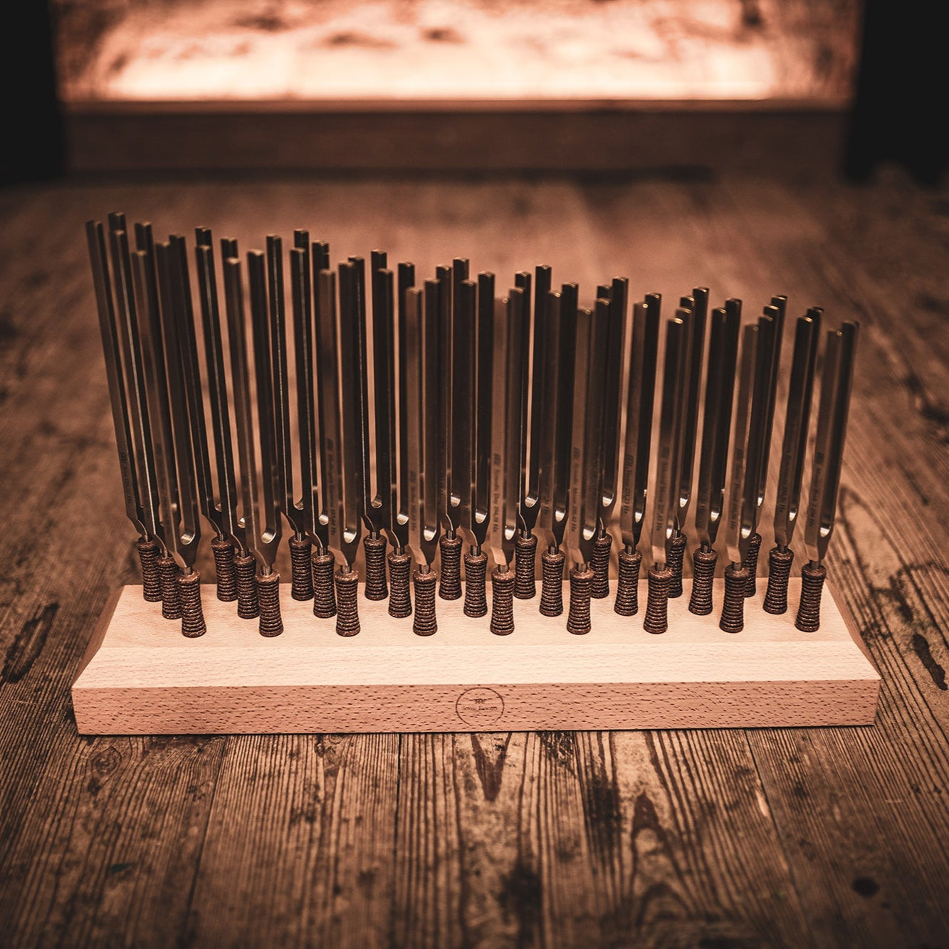 Pro 27 Complete Healing Tuning Fork Set - Weighted