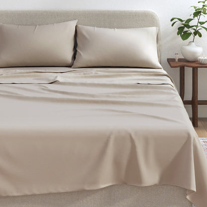 Viscose from Bamboo & Cotton Blend Jersey Knit Sheets