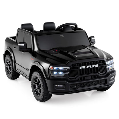 2 Seater 24V Ride on Toy for Big Kids Licensed Ram Truck with Remote and Music