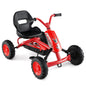 Go Kart for Kids 4 Wheel with Steering Handlebars and Adjustable Seat