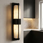 Vertical Alabaster Stone Wall Sconce