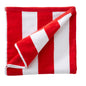 Cotton Velour Cabana Stripe Beach Towel - Novia Collection.