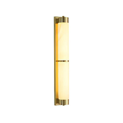 VUUE Cylindra Alabaster Brass Wall Light