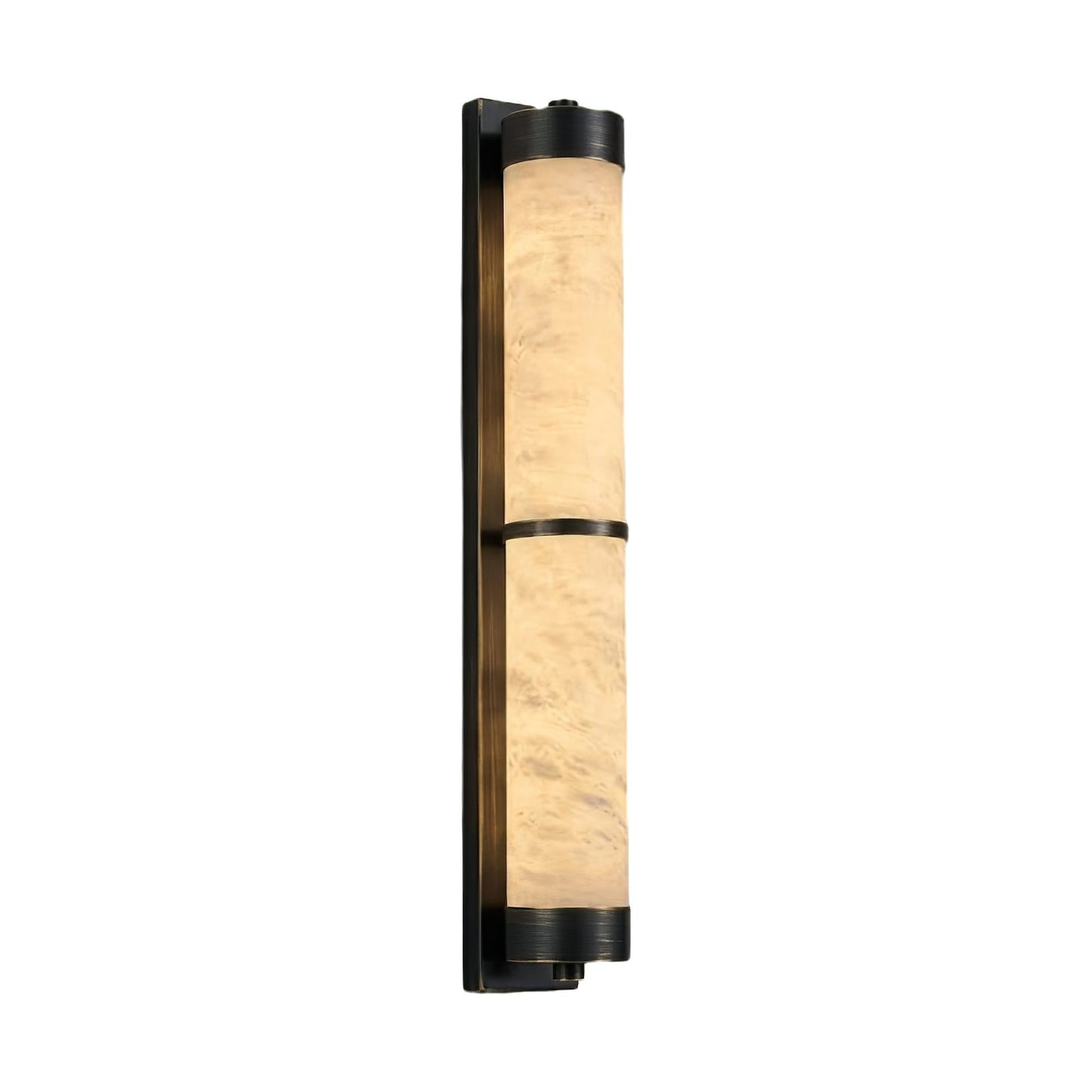 VUUE Cylindra Alabaster Brass Wall Light