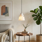 White Alabaster Pendant Light