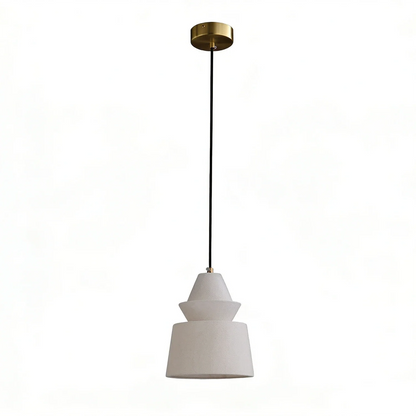 White Alabaster Pendant Light