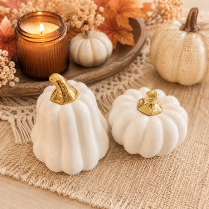 White Luxe Pumpkin