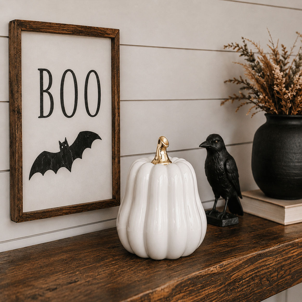 White Luxe Pumpkin